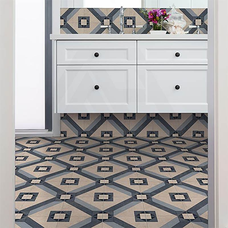 Artisan Mezzo 200x200mm Matt Patterned Tile 13 Colors Available
