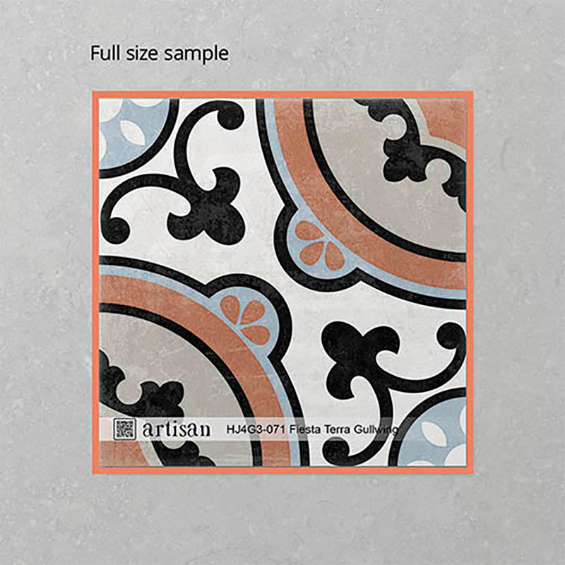 Artisan Fiesta 200x200mm Matt Tile 13 Colors Available