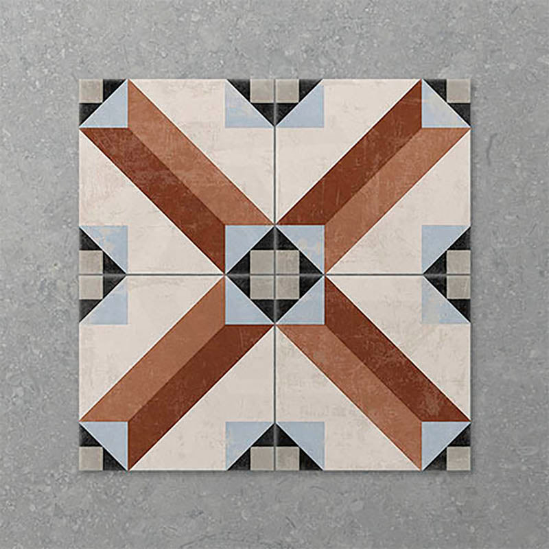 Artisan Mezzo 200x200mm Matt Patterned Tile 13 Colors Available