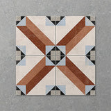 Artisan Mezzo 200x200mm Matt Patterned Tile 13 Colors Available