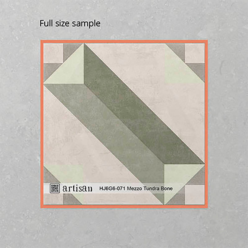 Artisan Mezzo 200x200mm Matt Patterned Tile 13 Colors Available