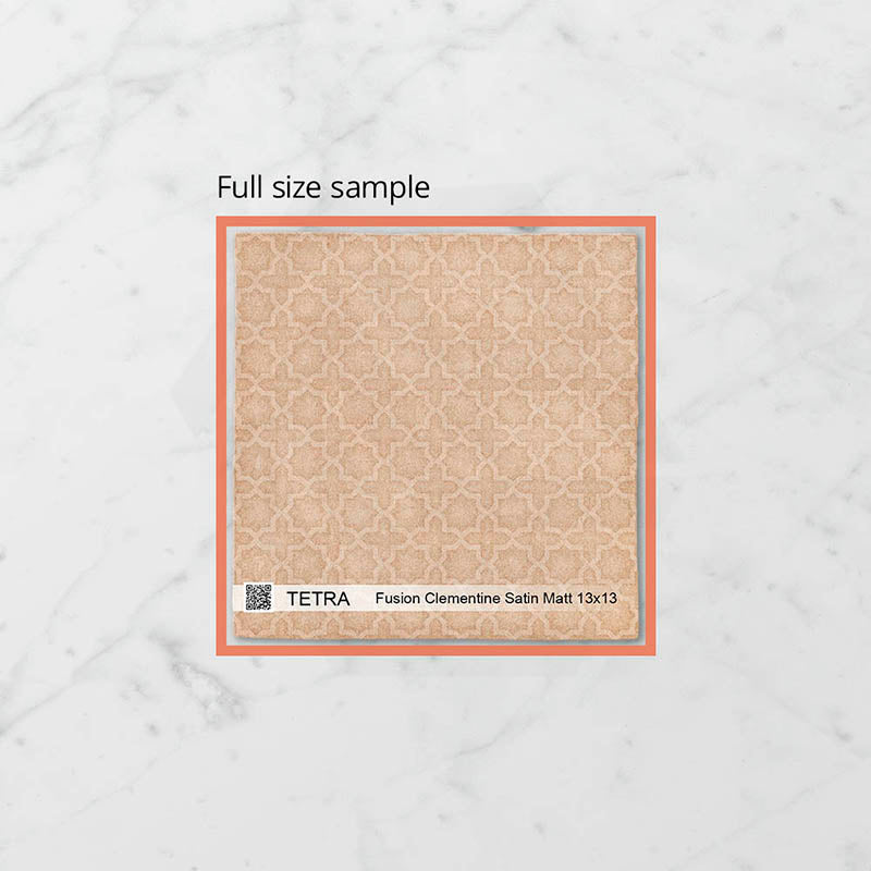Tetra Fusion 130x130mm Satin Matt Tile 20 Colors Available
