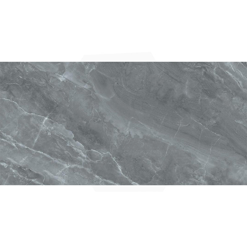 Cloud Ash Dark Grey Marble Look Polished 300/600/1200mm Porcelain Tile
