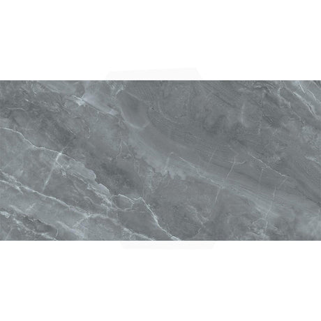 Cloud Ash Dark Grey Marble Look Polished 300/600/1200mm Porcelain Tile