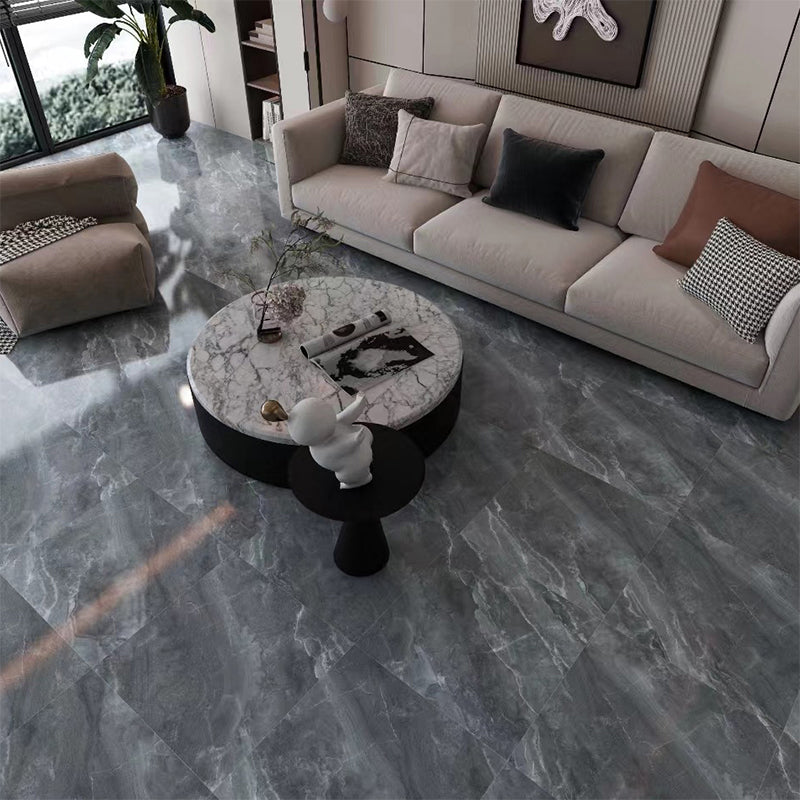 Cloud Ash Dark Grey Marble Look Polished 300/600/1200mm Tile
