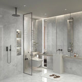 Cloud Light Grey Polished Marble Look 300/600/1200mm Tile