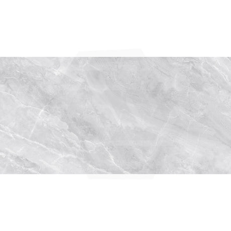 Cloud Light Grey Polished Marble Look 300/600/1200mm Tile