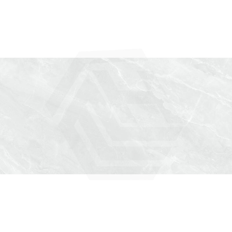 Cloud White Polished Marble Look 300/600/1200mm Tile