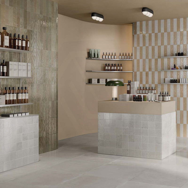 Portofino Brick Salvia Gloss Subway Ceramic Tile 65x260mm