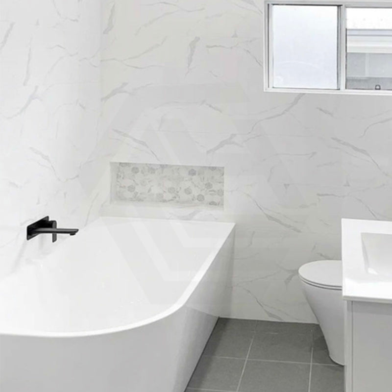 Royce Calacatta White Marble Look Polished 600/1200mm Tile