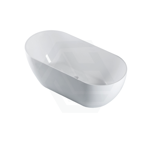Seima 1500/1700Mm Arko 120 Oval Freestanding Bathtub Gloss White Acrylic With Smartfill System
