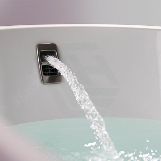 Seima 1500Mm Plati 110 Left Corner Bathtub White Acrylic With Overflow And Smartfill System Bathtubs
