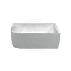 Seima 1500Mm Plati 110 Right Corner Bathtub Gloss White Acrylic With Smartfill System Bathtubs