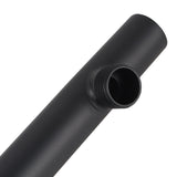 Round Goose Neck Wall Mounted Shower Arm Matt Black