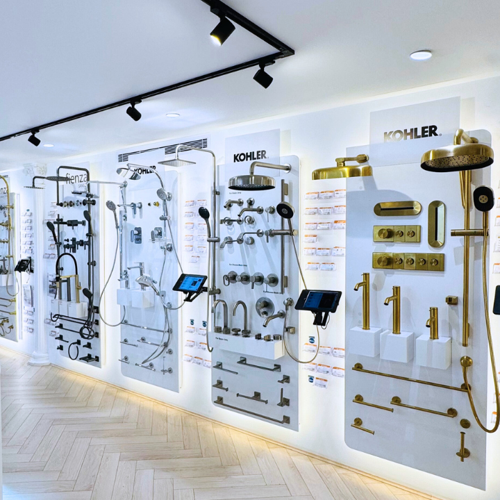 Kohler product display wall