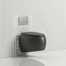 RAK Cloud Rimless Flush Wall Hung Toilet Pan with Geberit Framed Inwall Concealed Cistern Sigma8-F Push Button Available