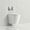 ZARA Rimless Wall Hung Toilet Suite 515x360x350mm - Gloss White