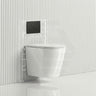 ZARA Rimless Wall Hung Toilet Suite 515x360x350mm - Gloss White