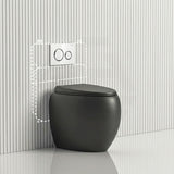 RAK CLOUD Rimless Wall Faced Toilet Pan with Geberit Frameless Inwall Concealed Cistern Sigma8 Push Button - Variant Colour