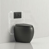 RAK CLOUD Rimless Wall Faced Toilet Pan with Geberit Frameless Inwall Concealed Cistern Sigma8 Push Button - Variant Colour