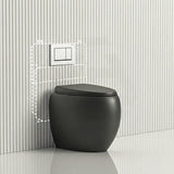 RAK CLOUD Rimless Wall Faced Toilet Pan with Geberit Frameless Inwall Concealed Cistern Sigma8 Push Button - Variant Colour