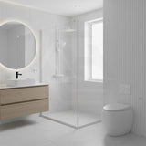 RAK CLOUD Rimless Wall Faced Toilet Pan with Geberit Frameless Inwall Concealed Cistern Sigma8 Push Button - Variant Colour