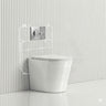Geberit Sigma8 Inwall Cistern with Rimless Tornado Wall Faced Toilet Pan & Push Button 580x360x420mm - Gloss White