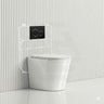 Geberit Sigma8 Inwall Cistern with Rimless Tornado Wall Faced Toilet Pan & Push Button 580x360x420mm - Gloss White