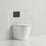 Geberit Sigma8 Inwall Cistern with Rimless Tornado Wall Faced Toilet Pan & Push Button 580x360x420mm - Gloss White