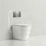 Geberit Sigma8 Inwall Cistern with Rimless Tornado Wall Faced Toilet Pan & Push Button 580x360x420mm - Gloss White