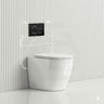 Geberit Sigma8 Inwall Concealed Cistern and Tornado Rimless Wall Faced Toilet Pan with Push Button SET 400x570x360mm