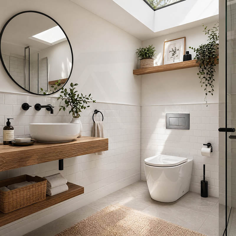 Geberit Sigma8 Inwall Concealed Cistern and Tornado Rimless Wall Faced Toilet Pan with Push Button SET 400x570x360mm
