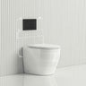Geberit Sigma8 Inwall Concealed Cistern and Tornado Rimless Wall Faced Toilet Pan with Push Button SET 400x570x360mm