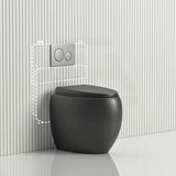 RAK CLOUD Rimless Wall Faced Toilet Pan Variant Colour with Geberit Frameless Inwall Concealed Cistern Sigma8 Push Button Available
