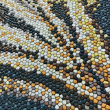 Artisan Slab Foliage Gold Face A/B Mosaic Finish Matt 800x2600mm Tile