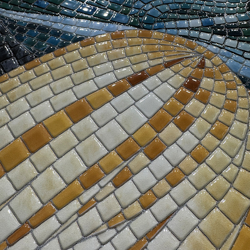Artisan Slab Bloom Gold Face A/B Mosaic Finish Matt 800x2600mm Tile