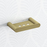 Norico Esperia Brushed Yellow Gold Soap Dish Holder Tray Stainless Steel Wall Mounted