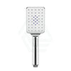 Square 3 Functions Chrome Rainfall Hand Held Shower Head Only Handheld Showers