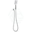 Square Chrome 3 Functions Handheld Shower With Wall Bracket Set Bathroom Products