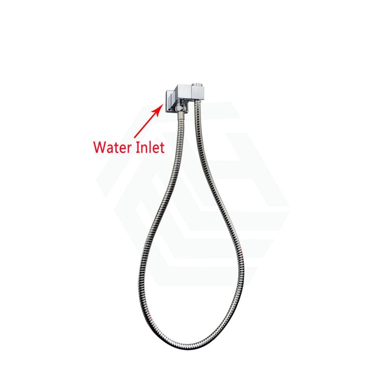 Stainless Steel Brass Shower Holder Wall Connector Hose Square Chrome