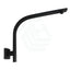 Square Gooseneck Wall Shower Arm Matt Black