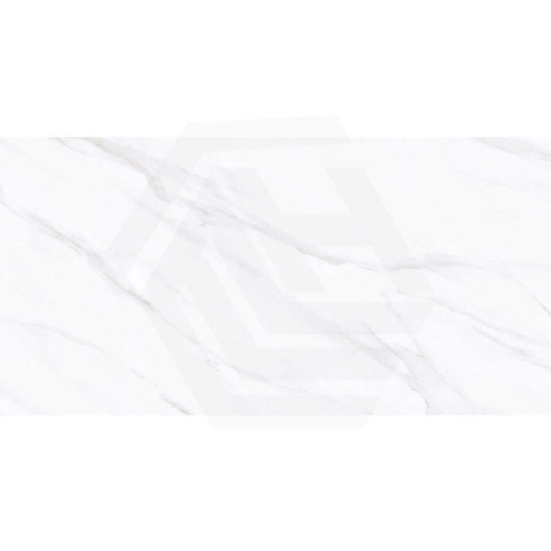 Calacatta Light Marble Look White Satin Matt Tile 600/1200mm
