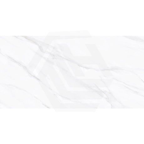 Calacatta Light Marble Look White Polished 600/1200mm Tile