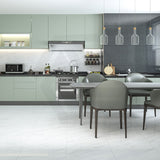 Calacatta Light Marble Look White Polished 600/1200mm Tile