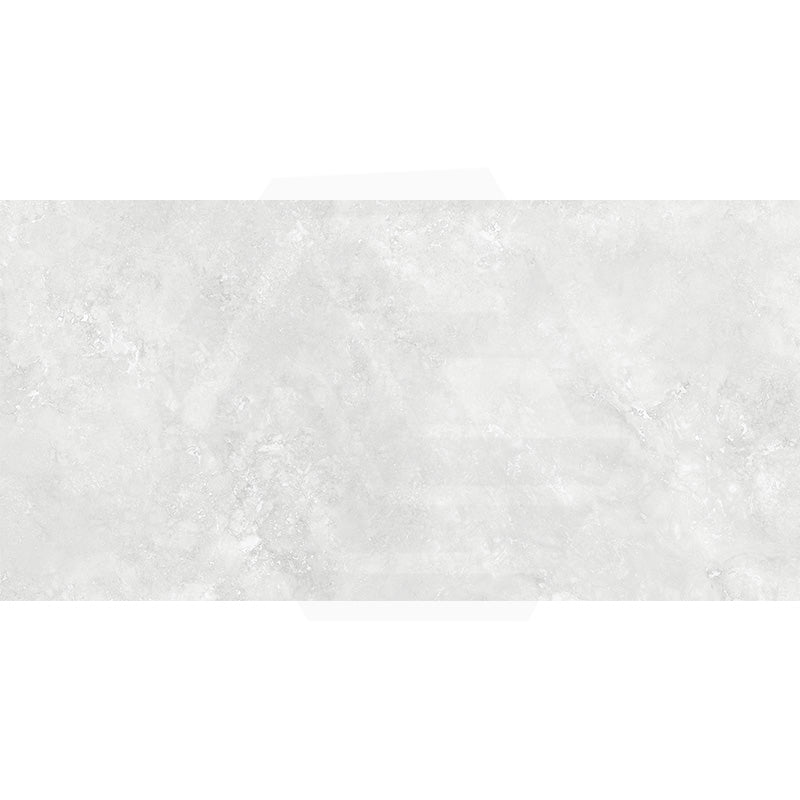 Travertino Sicily Satin Matt White Stone & Travertine Look 600/1200mm Tile