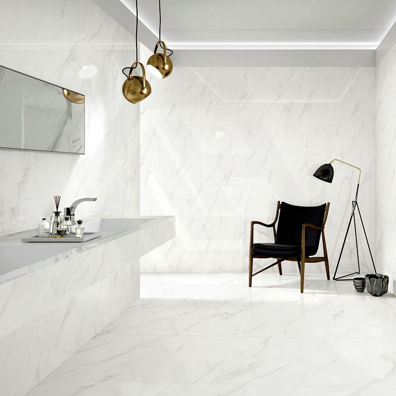 Calacatta Light Marble Look Matt Tile 300/600mm