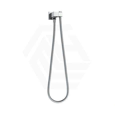 Norico Esperia Modern Square Brass Shower Holder Wall Connector & Hose Set Available In Colors