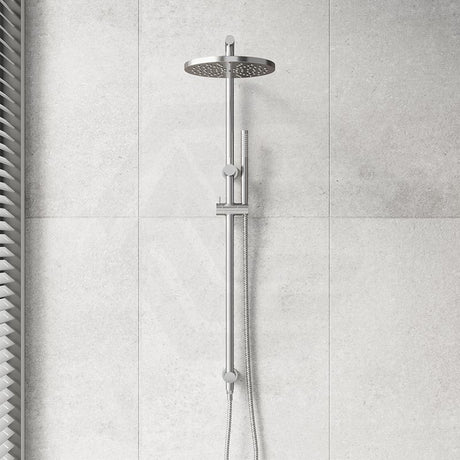 Norico 10 inch 250mm Round Twin Shower Station Top Inlet In Various Colour