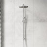 Norico 10 inch 250mm Round Twin Shower Station Top Inlet In Various Colour