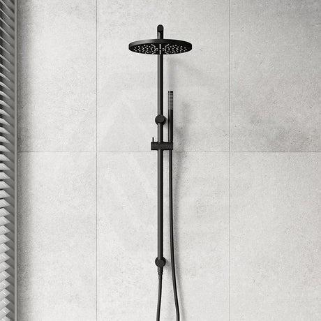 Norico 10 inch 250mm Round Twin Shower Station Top Inlet In Various Colour